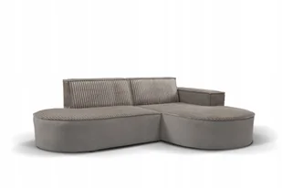 Sofa w kształcie L Modena narożnik tkanina Velo/Mavel beżowy prawy - Narożniki - miniaturka - grafika 1