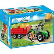 Klocki - Playmobil Duży traktor z przyczepą 6130 - miniaturka - grafika 1