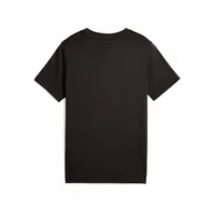 Odzież sportowa dziecięca - Młodzieżowa koszulka Essentials Logo Lab PUMA Black - miniaturka - grafika 1