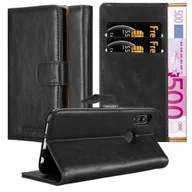 Etui i futerały do telefonów - Cadorabo pokrowiec na Huawei P20 LITE 2018 / NOVA 3E pokrowiec ochronny w kolorze czarnym pokrowiec na telefon komórkowy etui etui luksusowe - miniaturka - grafika 1
