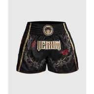 Spodnie sportowe męskie - Venum Spodenki Muay Thai Santa Muerte 5.0 Black/Gold - miniaturka - grafika 1