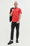 Koszulki męskie - Dickies t-shirt bawełniany kolor czerwony z aplikacją - miniaturka - grafika 1