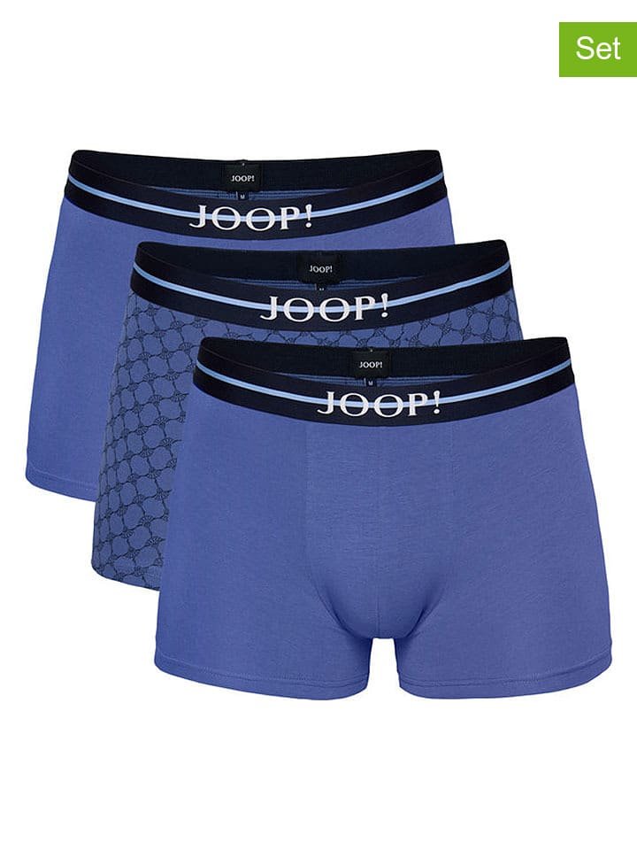 Joop! Bodywear Bokserki (3 pary) w kolorze niebieskim