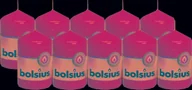Świece - Świeca pieńkowa walec BOLSIUS 15H 8CM 10szt. ŻÓŁTA - miniaturka - grafika 1
