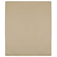 Prześcieradła - vidaXL Prześcieradła, 2 szt., taupe, 180x200 cm, dżersej bawełniany - miniaturka - grafika 1