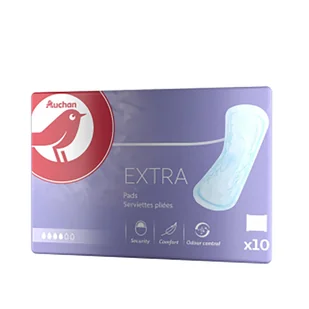 Auchan - Wkładki Extra - Wkładki higieniczne - miniaturka - grafika 1