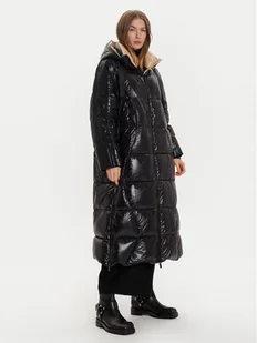 ViCOLO Kurtka puchowa TS0025 Czarny Regular Fit - Kurtki damskie - miniaturka - grafika 1
