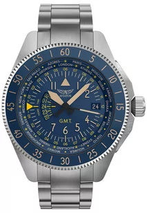 Zegarek Zegarek Aviator V.1.37.0.304.5 AIRACOBRA GMT - Zegarki męskie - miniaturka - grafika 1