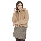 Kurtki damskie - ONLY Damska kurtka Teddy, Cuban Sand, XS - miniaturka - grafika 1