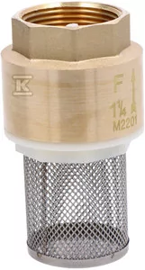 Ferro Kosz ssący z zaworem zwrotnym 5/4&quot;-worek K18W K18W - Zawory i kraniki - miniaturka - grafika 1