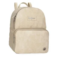 Plecaki - Pepe Jeans Jana Plecak na co dzień Beżowy 20 x 25,5 x 10 cm Poliester z Detalami Ze Sztucznej Skóry by Joumma Bags, beż, Talla única, plecak na co dzień - miniaturka - grafika 1