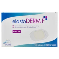 Apteczki i materiały opatrunkowe - Opatrunek foliowy z ramką elastoDERM F (Zarys) - miniaturka - grafika 1
