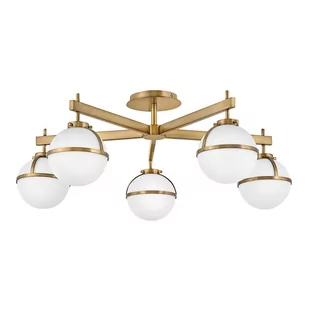 Hollis lampa sufitowa mosiądz IP44 HK-HOLLIS-5-O-HB Hinkley - Lampy sufitowe - miniaturka - grafika 1