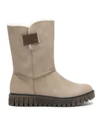 Botki damskie - Rieker Botki Y3456-60 Beżowy - miniaturka - grafika 1