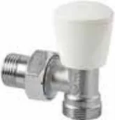 Akcesoria grzewcze - Arco Zestaw Zaworów Kątowych Zawór Zasilający + Zawór Powrotny Metalowa Nakrętka 1/2"F Teide Plus KCM18 - miniaturka - grafika 1