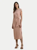 Sukienki - LAUREN RALPH LAUREN Sukienka dzianinowa 250964086001 Różowy Regular Fit - miniaturka - grafika 1