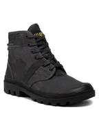 Buty trekkingowe damskie - Palladium Trapery Pallabrousse Lgn Wax 77188-074-M Szary - miniaturka - grafika 1
