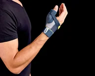Ortezy, stabilizatory i opaski elastyczne - Bandaż na kciuk Push Sports  Thumb Brace lewa ręka, M - miniaturka - grafika 1