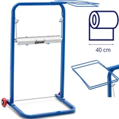 Stojaki na ręczniki papierowe - Stojak podajnik na czyściwo przemysłowe z uchwytem na worek szer. 40 cm śr. 50 cm do 10 kg - miniaturka - grafika 1