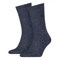 Skarpetki damskie - PUMA Skarpety męskie (2 sztuki), Denim Blue, 42 EU - miniaturka - grafika 1