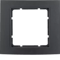 Inne akcesoria elektryczne - Berker B3 czarne alu-antracyt ramka 1 B_10113005 - miniaturka - grafika 1