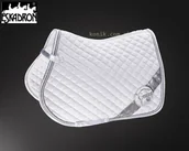Akcesoria jeździeckie - Eskadron Potnik DIAGONAL CRYSTAL z kolekcji Platinum 2015 white - miniaturka - grafika 1