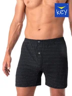 Majtki męskie - BOKSERKI KEY MXC-944 B24 3XL-4XL (kolor szary, rozmiar 3XL) - miniaturka - grafika 1