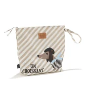Kosmetyczki, organizery i kuferki - La Millou - Kosmetyczka PIERRE THE DOG - miniaturka - grafika 1