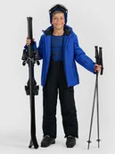 Spodnie narciarskie - 4F Spodnie narciarskie membrana 8000 chłopięce - czarne 128 (7-8 lat) - miniaturka - grafika 1