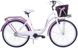 Kozbike (K36) 3S 26 cali Damski Biało-Fioletowy - Rowery - miniaturka - grafika 1