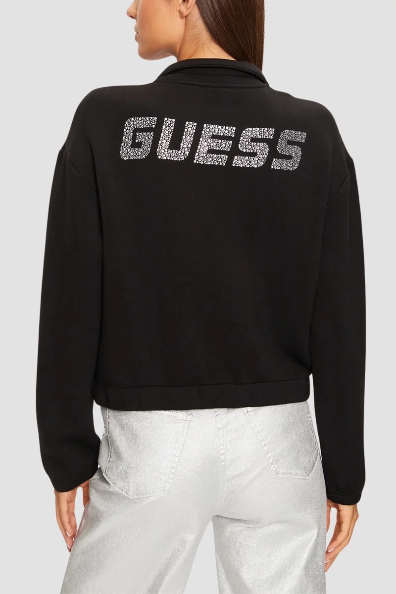 GUESS Czarna damska bluza rozpinana Cecilia L