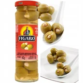 Chipsy - Figaro Oliwki Zielone Nadziewane Migdałami Śródziemnomorski Smak Oliwe 142g - miniaturka - grafika 1