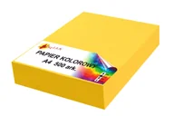 Szkolne artykuły papiernicze - Papier kolorowy A4 80g żółty słoneczny 500 arkuszy - miniaturka - grafika 1