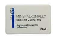 Suplementy naturalne - Life Light Spirulina Mineralkomplex 90 tabletek zawierających organiczny cynk selen i chrom LIFE LIGHT NAJWYŻSZA NIEMIECKA JAKOŚĆ - miniaturka - grafika 1