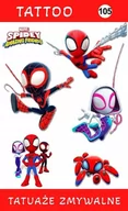 Zabawki kreatywne - Tatuaż Zmywalny Spidey i Przyjaciele Przepiękny Zestaw dla Dzieci Spiderman - miniaturka - grafika 1