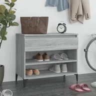 Szafki na buty - Lumarko Szafka na buty, szary dąb sonoma, 70x36x60 cm - miniaturka - grafika 1