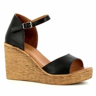 Sandały damskie - Sandały damskie na koturnie CARINII - Carinii - miniaturka - grafika 1