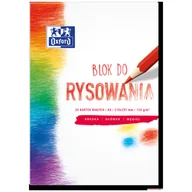 Notesy i bloczki - OXFORD Blok biurowy RYSUNKOWY BIAŁY A4 20K 120G 400093195 - miniaturka - grafika 1