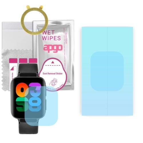 1x folia ochronna hydrożelowa do Watchmark Fashionwatch Smartone - apgo HD HQ FLEX Smartwatch Hydrogel Protection Ochrona na ekran smartwatcha