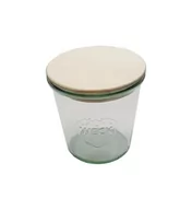 Pojemniki kuchenne - Zestaw Słoików Weck Pojemność 160 Ml Średnica 60mm 6 Sztuk + Drewniane Wieka / Weck - miniaturka - grafika 1