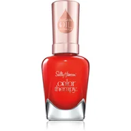 Lakiery do paznokci - Sally Hansen Color Therapy Argan Oil Formula 14,7ml Lakier do paznokci 340 Red-iance - miniaturka - grafika 1