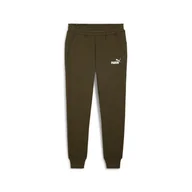 Spodnie męskie - Męskie Spodnie PUMA ESS LOGO PANTS FL CL (S) 58671508 – Oliwkowy - miniaturka - grafika 1