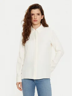Tommy Hilfiger Koszula WW0WW44045 Beżowy Regular Fit - Koszule damskie - miniaturka - grafika 1