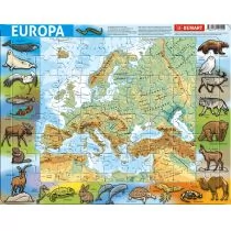 DEMART Puzzle ramkowe Europa fizyczna - Puzzle - miniaturka - grafika 1
