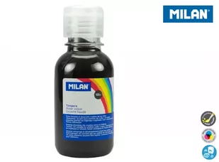 MILAN Farba tempera 125 ml czarna - Przybory szkolne - miniaturka - grafika 2