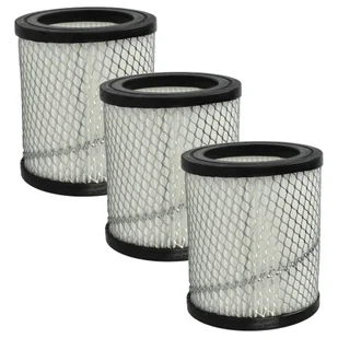 vhbw 3x Filtry do odkurzacza kompatybilne z odkurzaczem PowerPlus 300, POWX300, 300B Ash - Filtr HEPA Srebrny Biały biały/srebrny - Filtry do odkurzaczy - miniaturka - grafika 1
