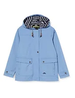 Kurtki damskie - Trespass Trespass Wodoodporna kurtka przeciwdeszczowa damska z ukrytym kapturem niebieski (Denim Blue) XS FAJKRAM20001_DEBXS - miniaturka - grafika 1