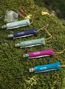 Nóż z rzemieniem Opinel Colorama N°06 - purple grey - Noże - miniaturka - grafika 2