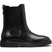 Botki damskie - Calvin Klein Skórzane sztyblety CHELSEA - miniaturka - grafika 1