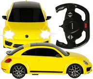 Zabawki zdalnie sterowane - Autko Zdalnie Sterowane dla Dziewczynki Volkswagen Beetle Żółty Auto Pilot - miniaturka - grafika 1
